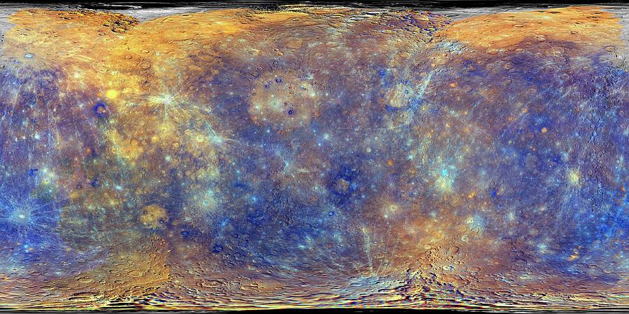 Mercury Photograph by Nasa/johns Hopkins University Applied Physics Laboratory/carnegie Institution Of Washington