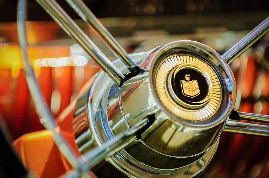 Mercury Steering Wheel Emblem -3521c Photograph by Jill Reger