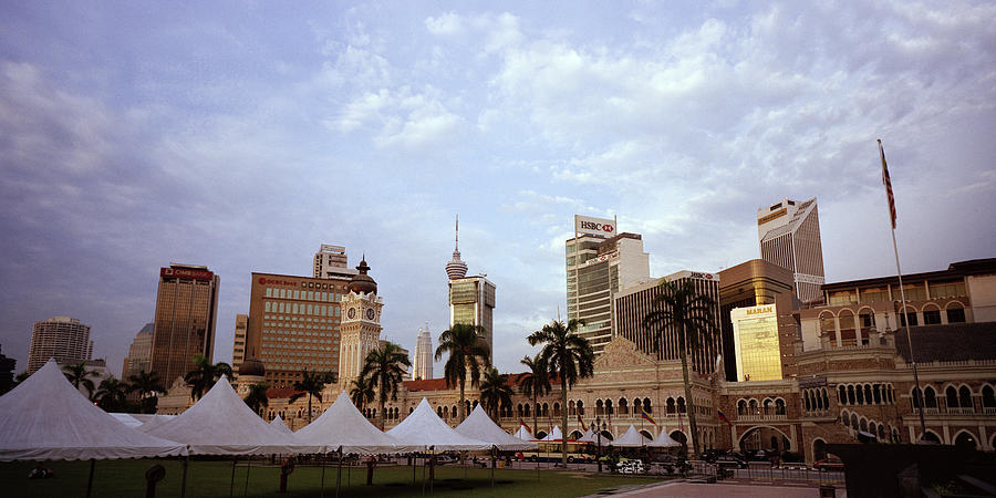 Merkada Square Kuala Lumpur Photograph by Shaun Higson