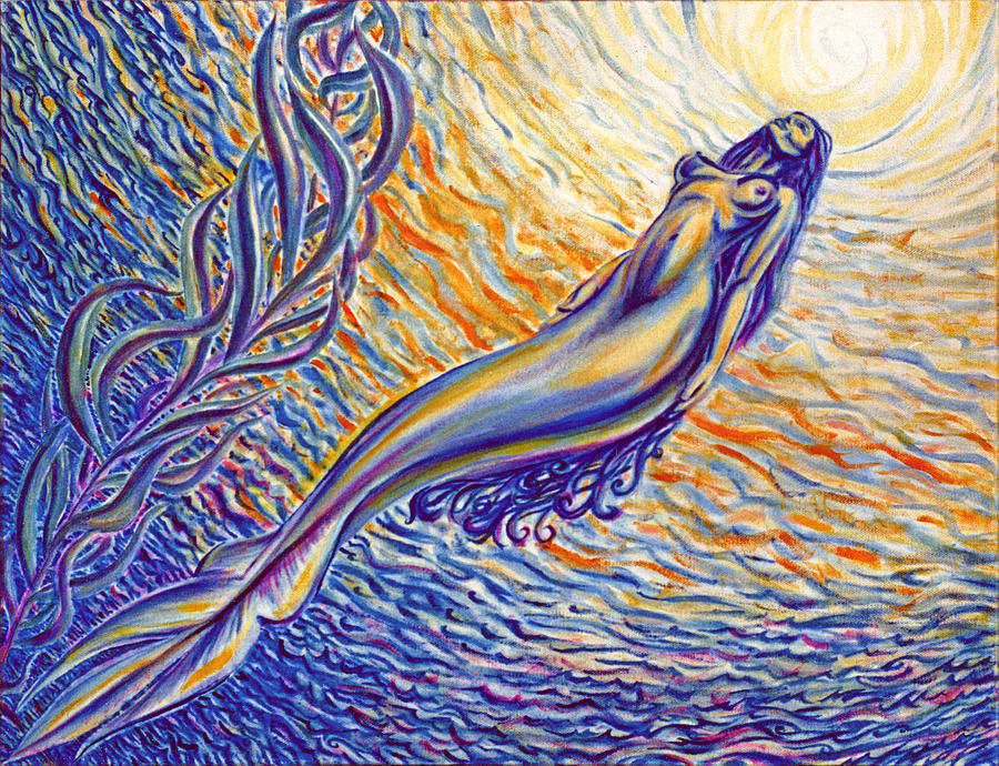 Mermaid Painting - Mermaid by Steven Bales