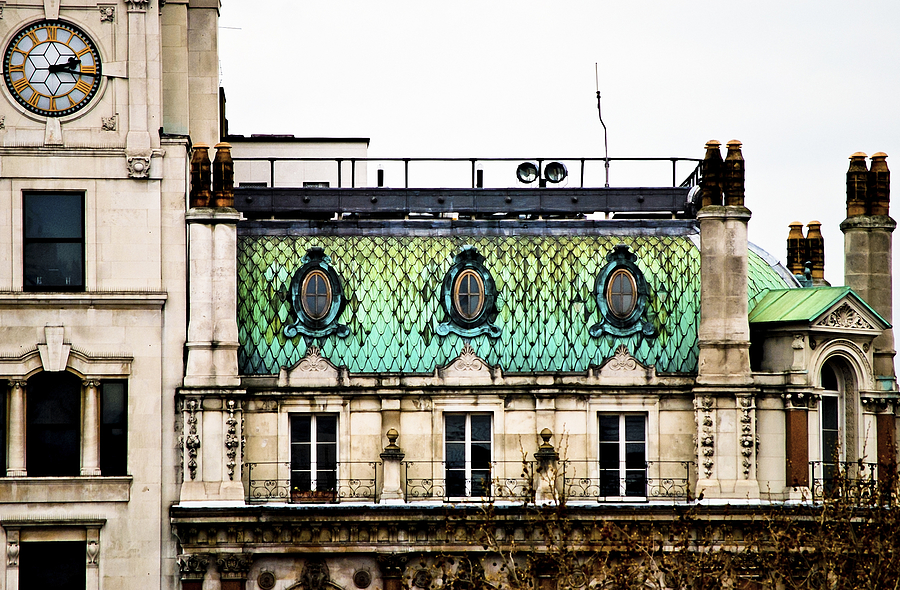 London Photograph - Mermaid Windows by Christi Kraft