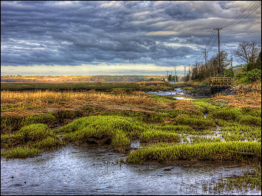Merrimack River Marsh Photograph by Rick Mosher