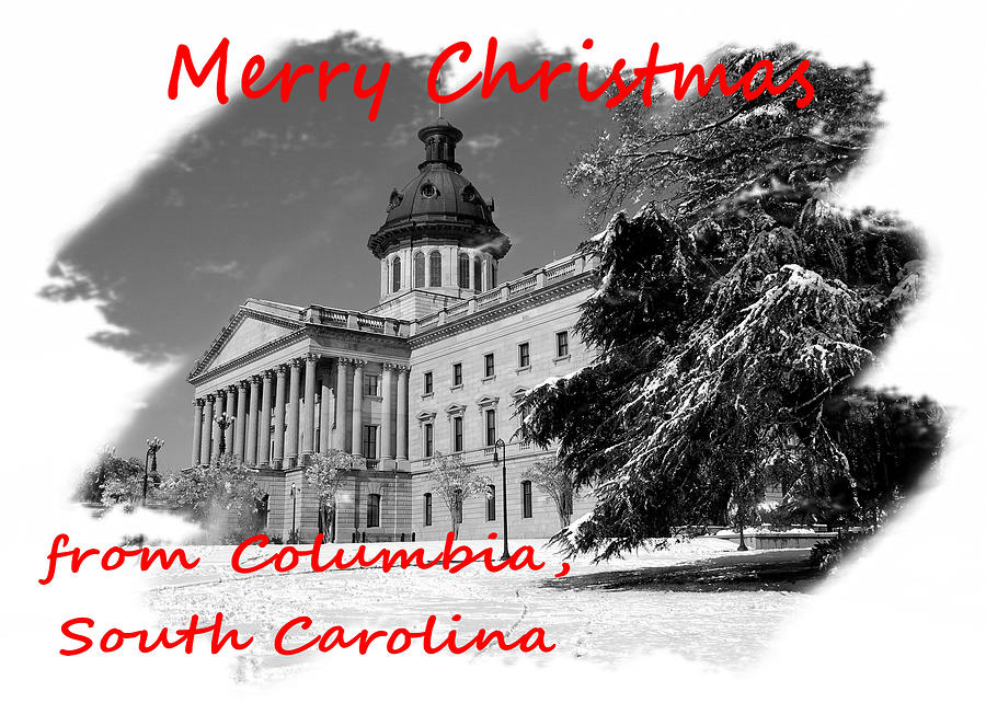 Christmas Greeting Card from Columbia SC Photograph by Joseph C Hinson