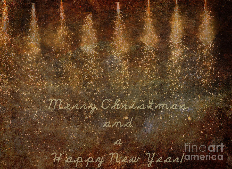 Merry christmas and a happy new year Photograph by Patricia Hofmeester
