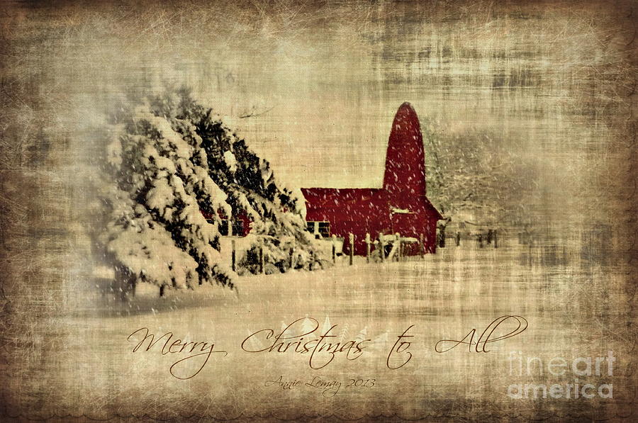 Christmas Photograph - Merry Christmas and Happy Holidays to all by Annie Lemay