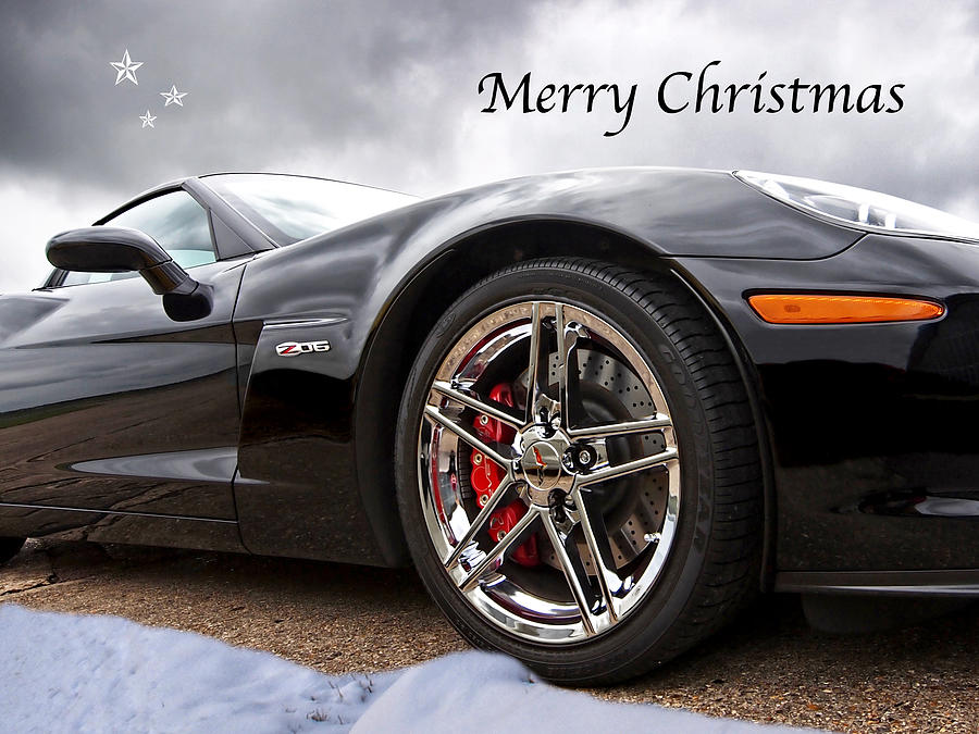 Merry Christmas Corvette Photograph by Gill Billington