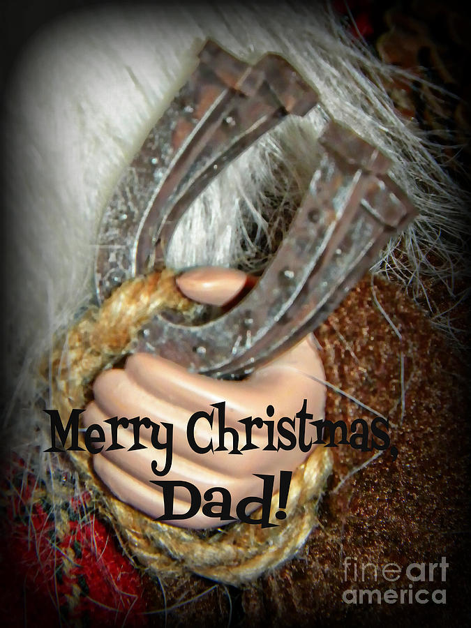 Merry Christmas Dad Digital Art by Michelle Frizzell-Thompson