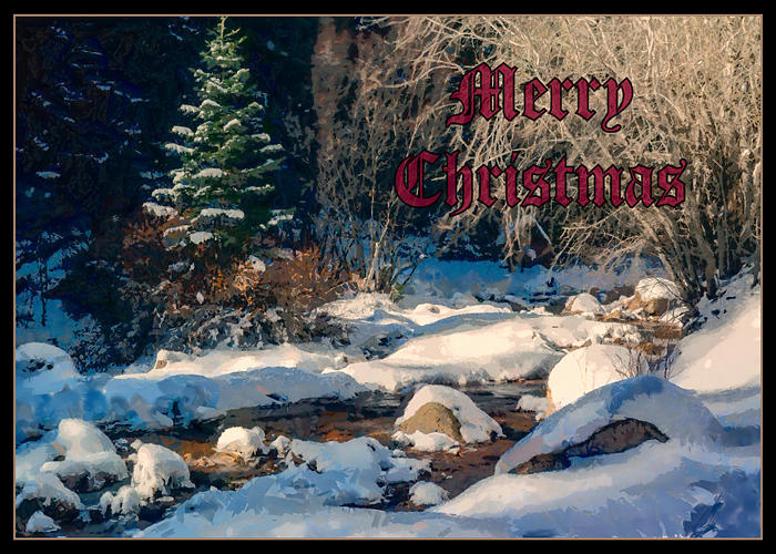 Merry Christmas Digital Art by Ernest Echols