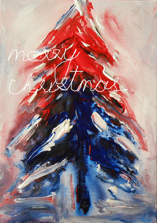 Christmas Tree - Merry Christmas Painting by Jane See