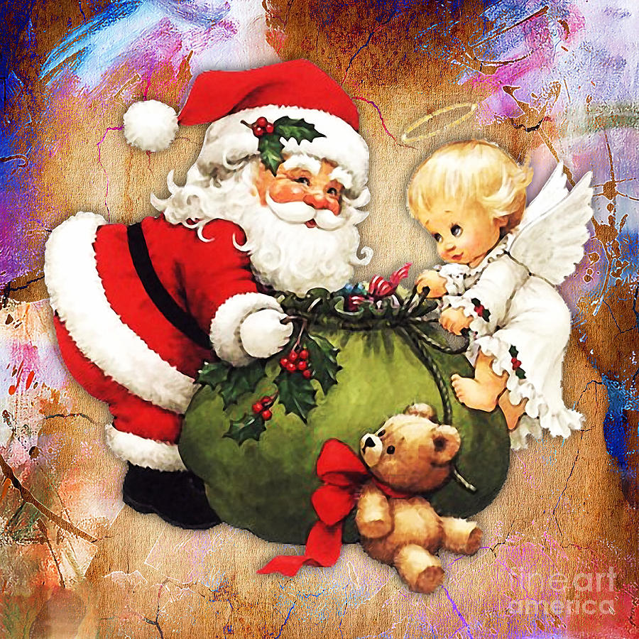 Merry Christmas Mixed Media by Marvin Blaine