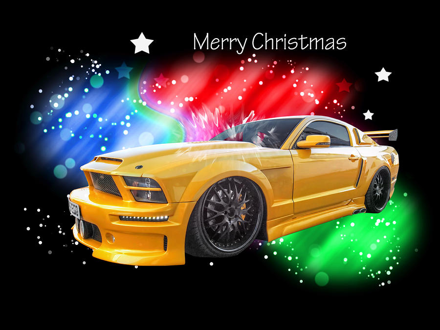 Merry Christmas Mustang GTR Photograph by Gill Billington