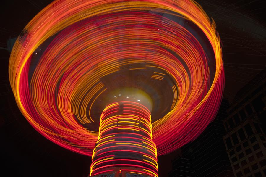 Merry-go-round in Bangkok Photograph by Stuart Corlett