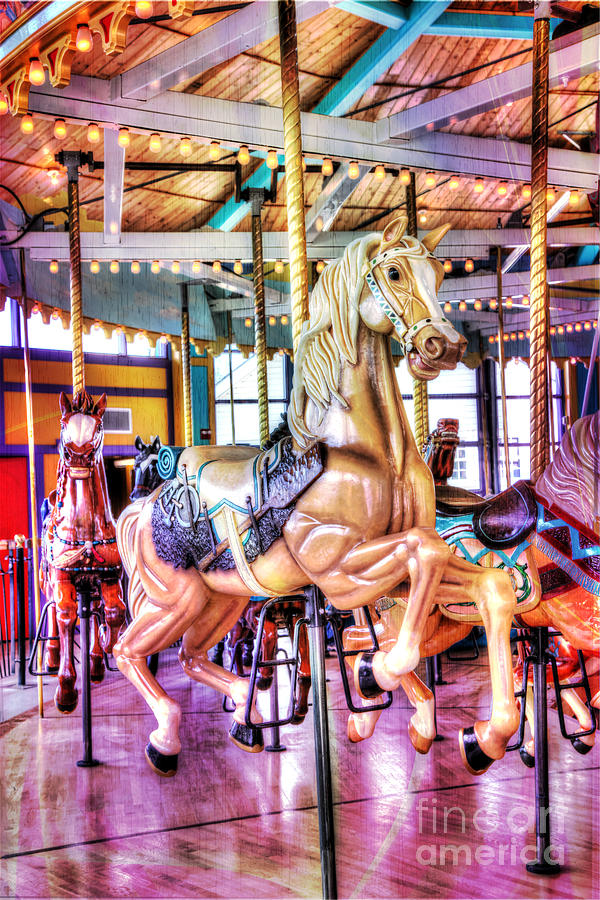 Merry-Go-Round Princess Digital Art by Lori Frostad - Fine Art America