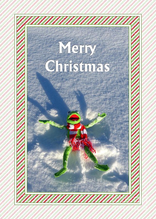 Christmas Digital Art - Merry Kermie Christmas by JH Designs