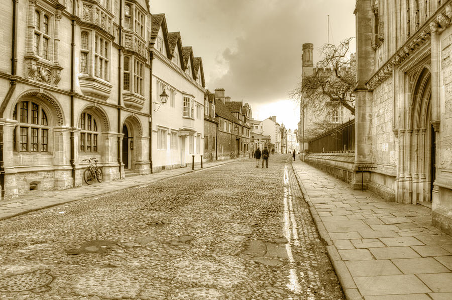 Merton Street Oxford Photograph by Chris Day