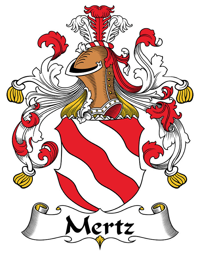 Mertz Coat of Arms German Digital Art by Heraldry - Fine Art America