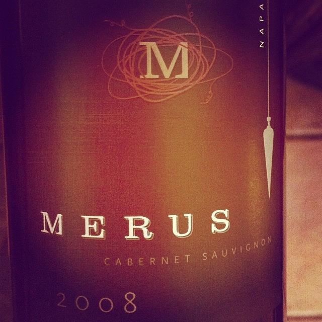 Grape Photograph - #merus #cabernet #wine #grapes by Tony Sinisgalli