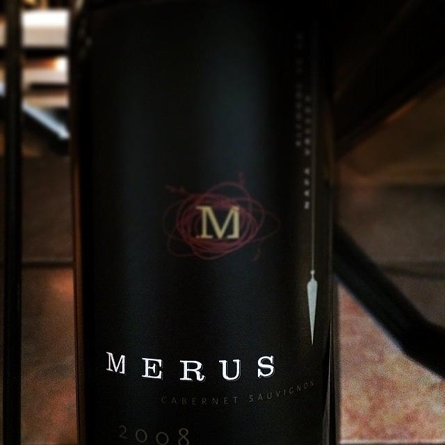 Grape Photograph - #merus #wine #winesnob #foodandwine by Tony Sinisgalli