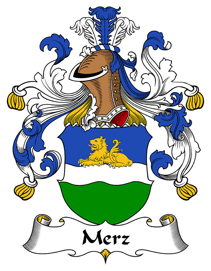 Merz Coat of Arms German Digital Art by Heraldry - Pixels