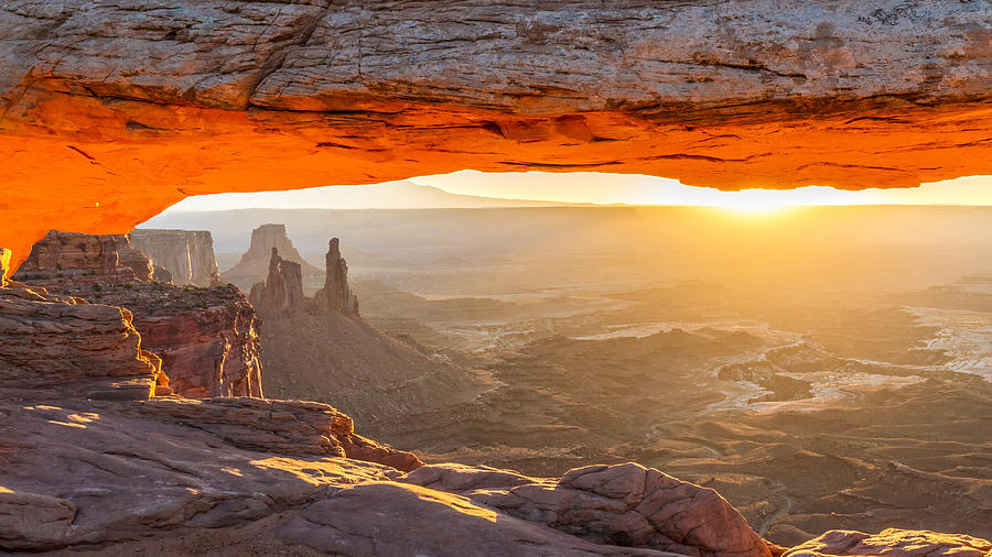 Mesa arch at sunrise Photograph by Pierre Leclerc Photography