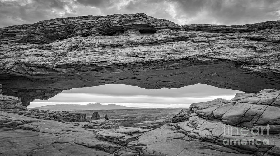 Mesa Arch BW V2 Photograph by Michael Ver Sprill