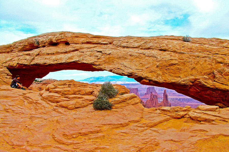 Mesa Arch in Island in the Sky District of Canyonlands National Park-Utah Photograph by Ruth Hager