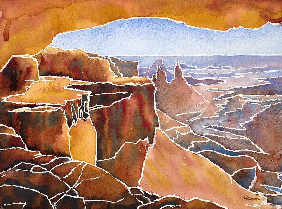 Mesa Arch Painting by Mary Giacomini