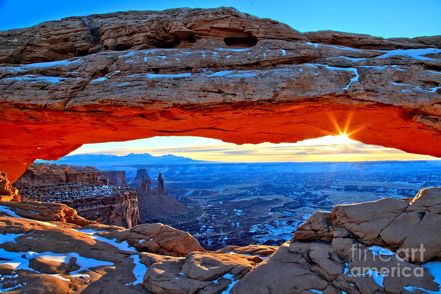 Mesa Arch Sunrise Photograph by Adam Jewell
