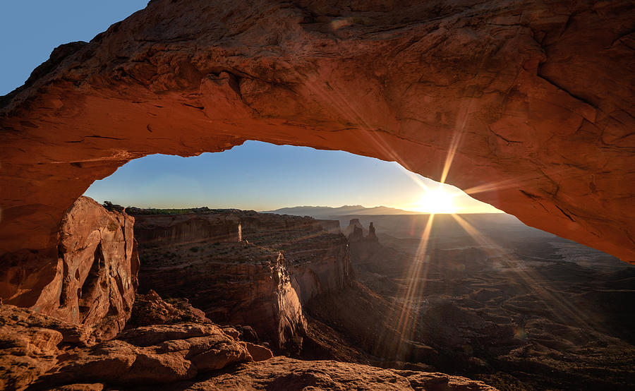 Mesa Arch Sunrise Photograph by Wes and Dotty Weber