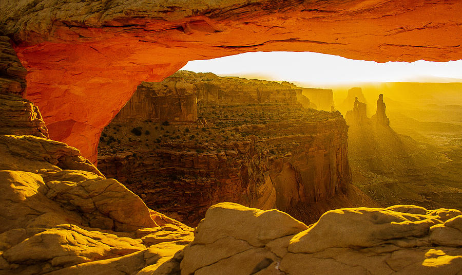 Canyonlands National Park Photograph - Mesa Arch sunrise by Kunal Mehra