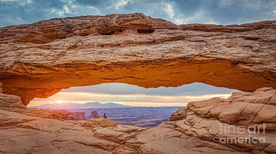 Sunset Photograph - Mesa Arch Sunset by Michael Ver Sprill