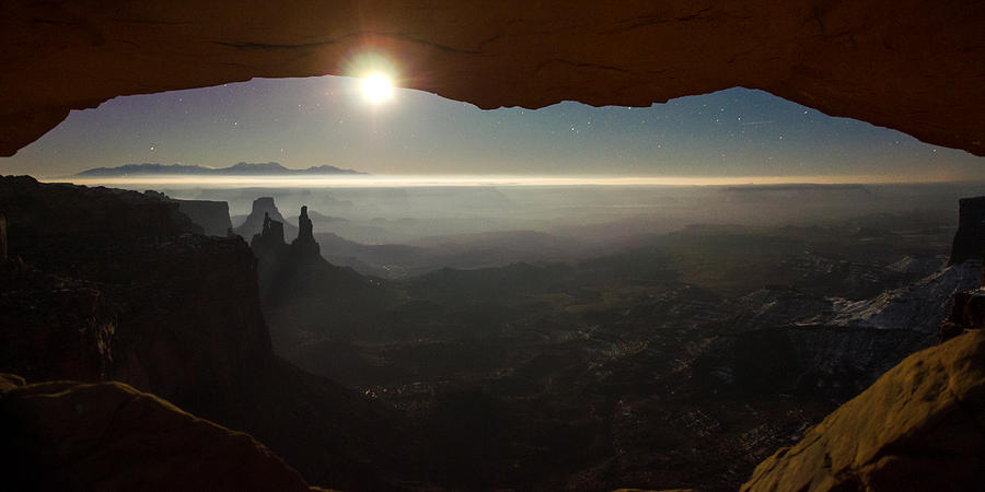 Mesa Moonrise Photograph by Steven Howa - Pixels