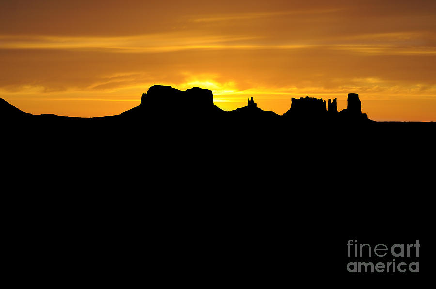 Mesa Sunset Photograph by Brenda Kean