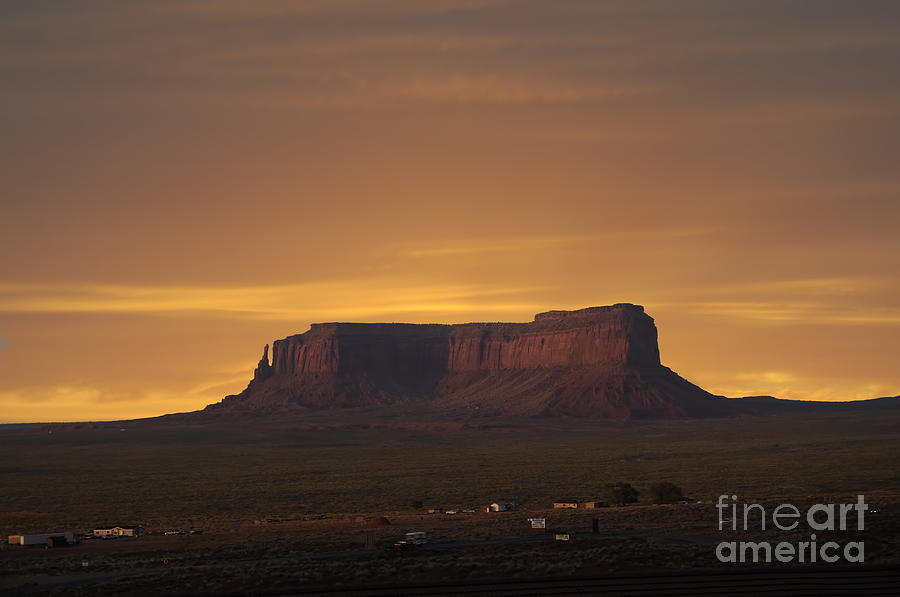 Mesa Twilight Photograph by Brenda Kean