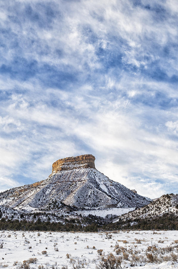 Mesa Verde in Winter Photograph by Denise Bush