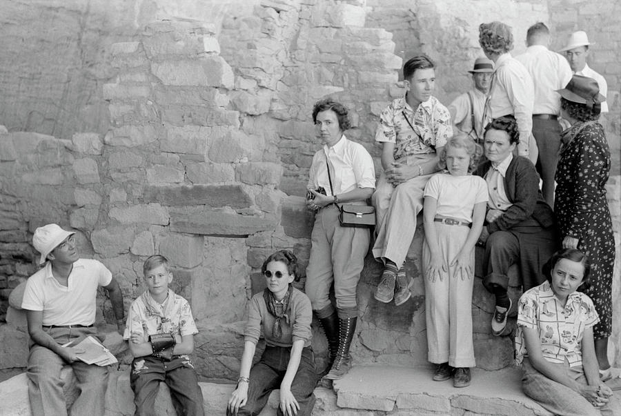 Mesa Verde Tourism, 1939 Photograph by Granger