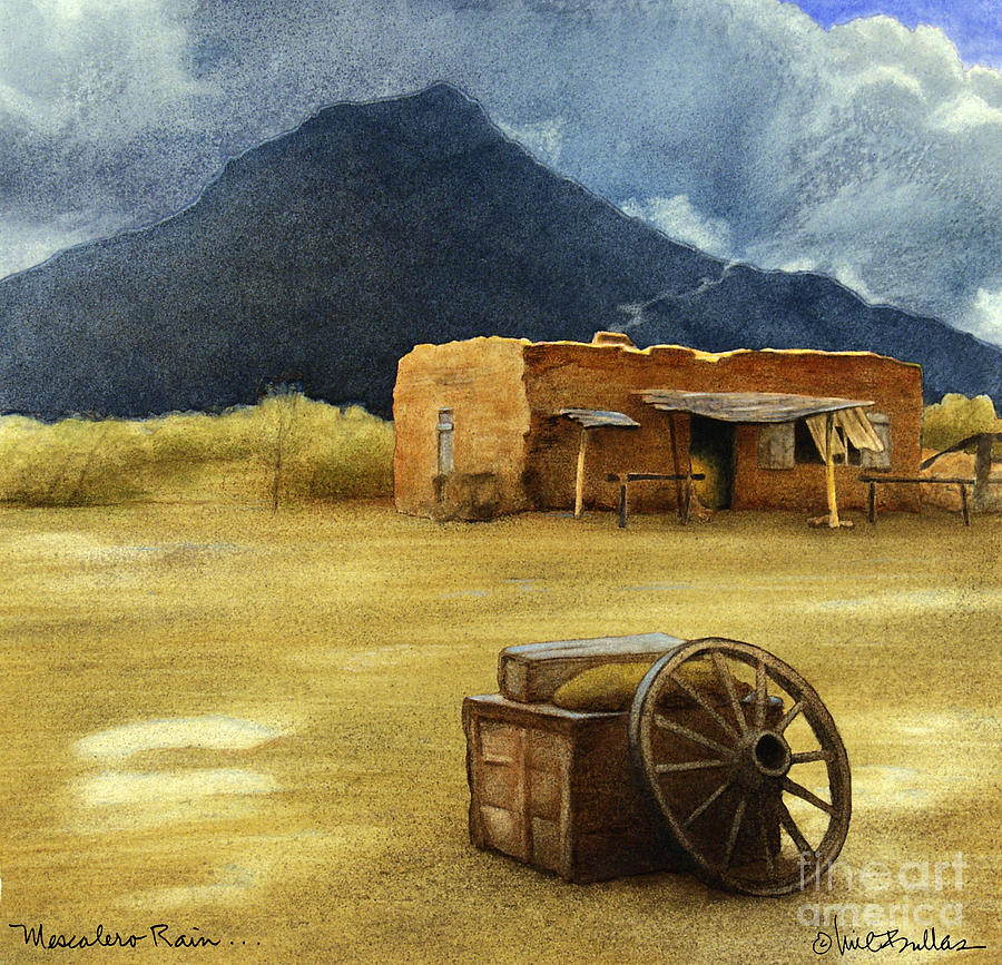 Desert Painting - Mescalero Rain... by Will Bullas