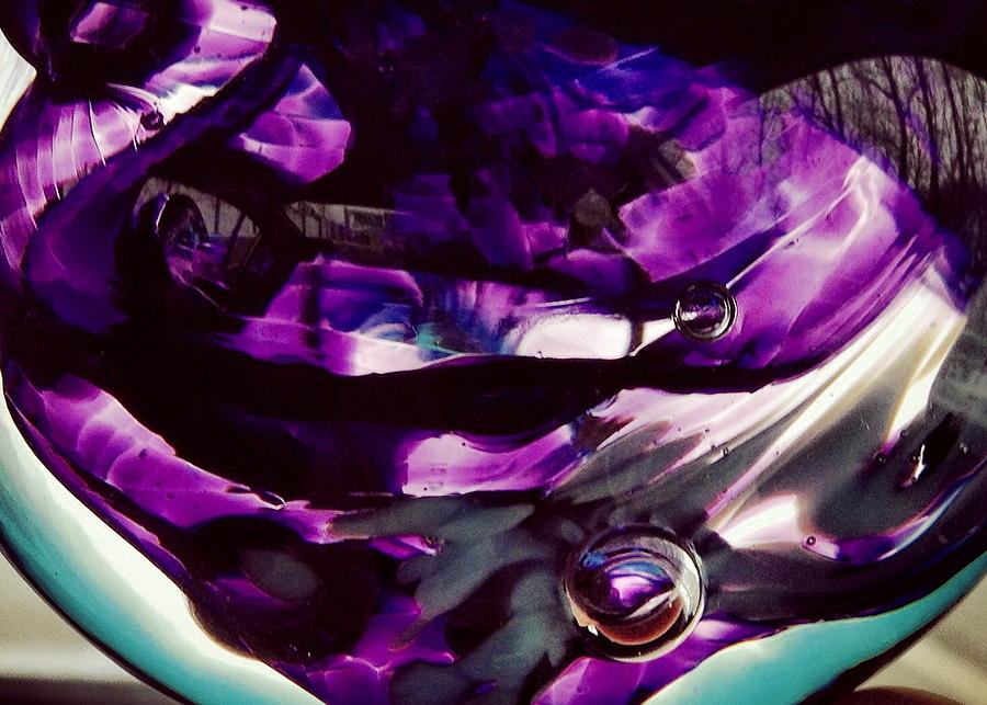 Mesmerize Purple II Photograph by Angela Rath