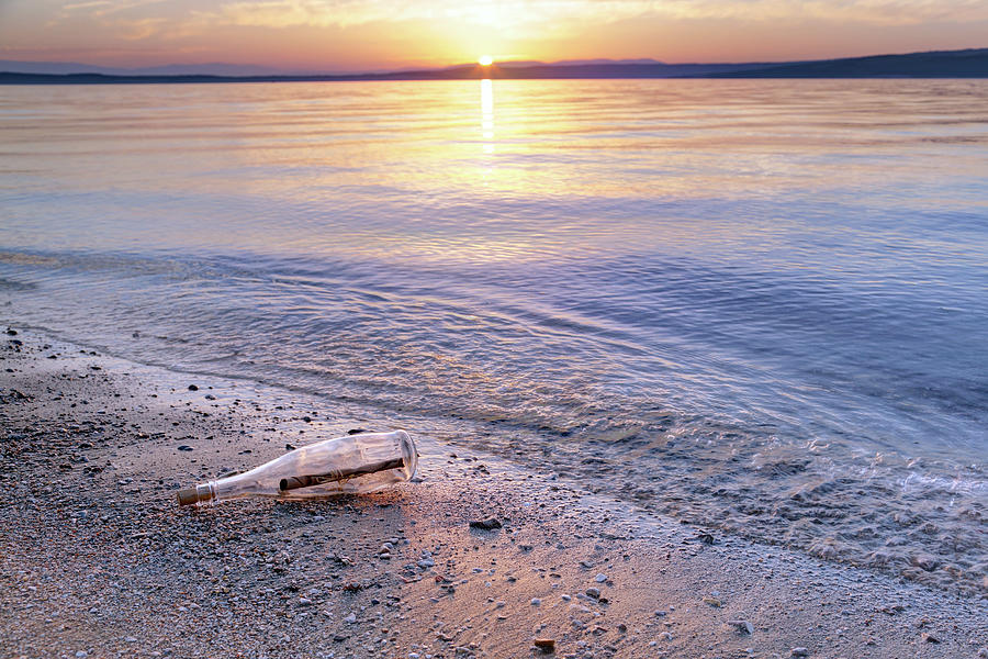 Message In A Bottle Photograph by Vuk8691