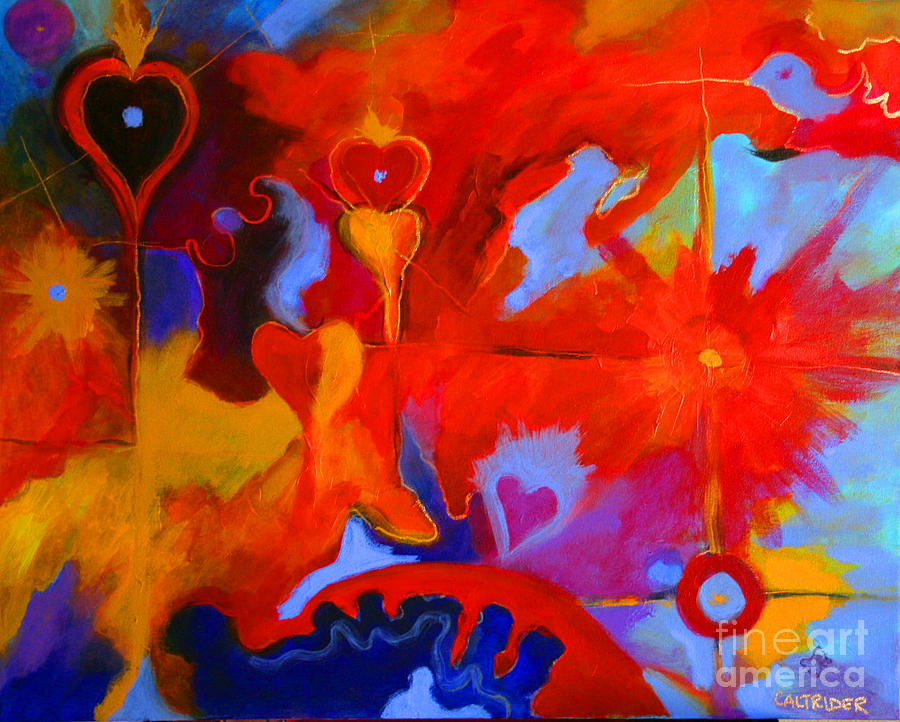 Message of Love Painting by Alison Caltrider