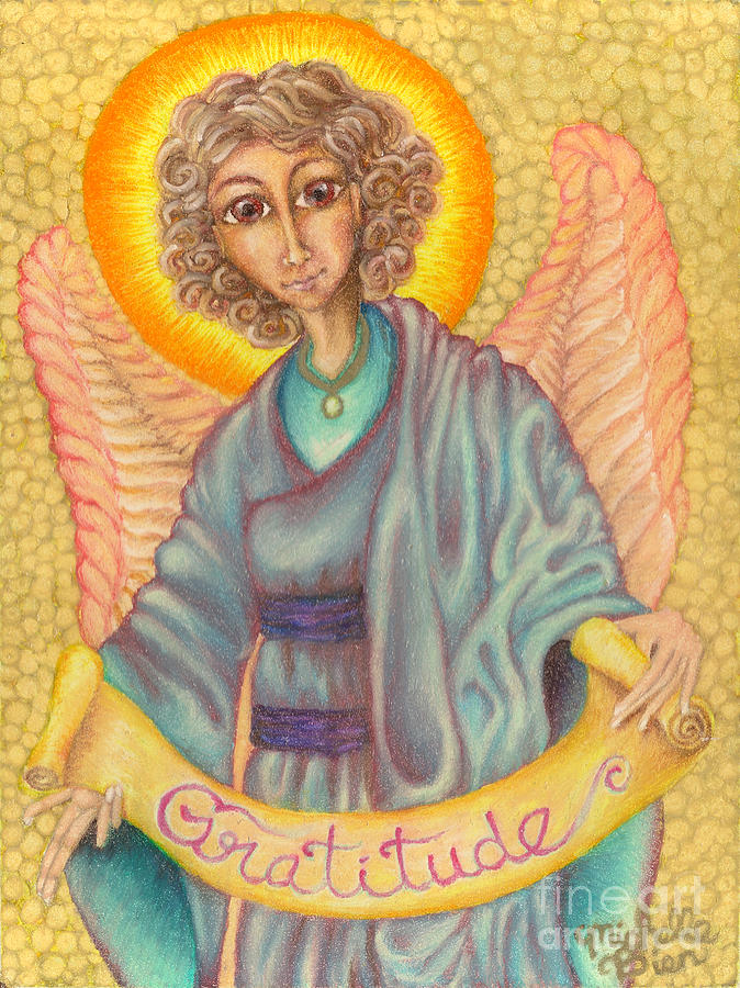 Messenger of Gratitude Drawing by Michelle Bien