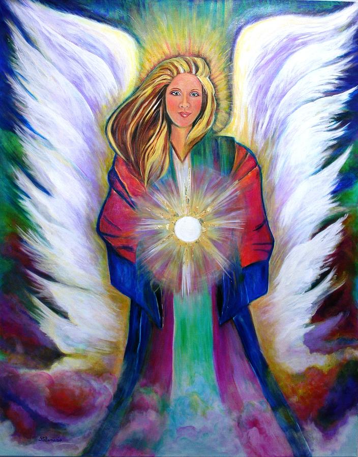 Messenger Of Light Painting by Stella Maris Jurado - Fine Art America