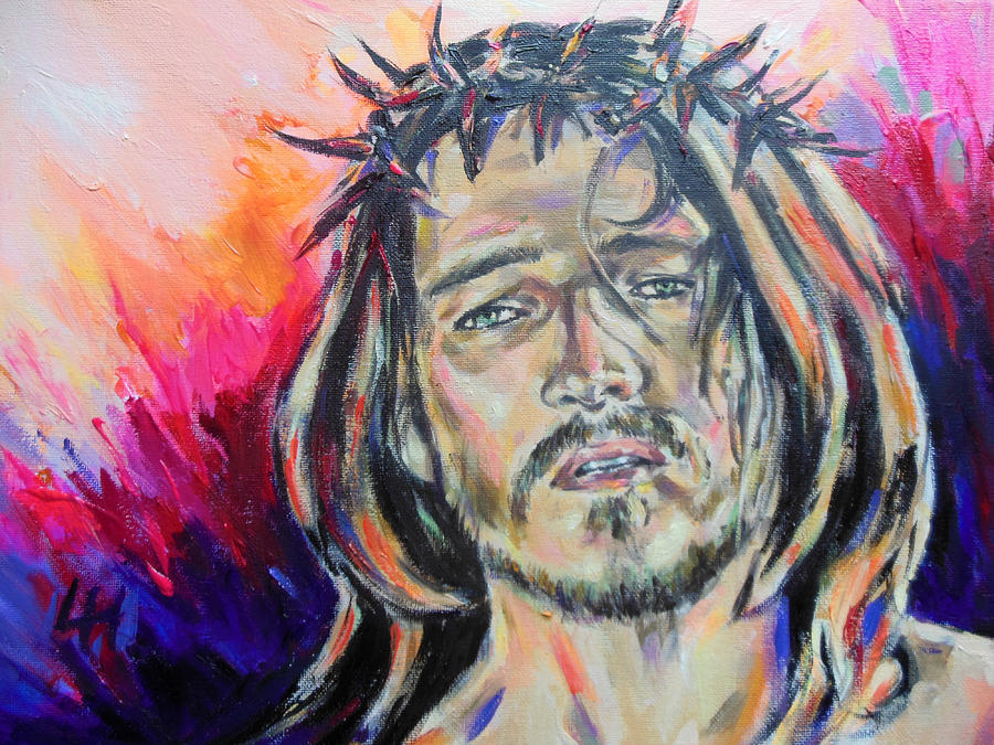 Jesus Christ Painting - Messias by Lucia Hoogervorst