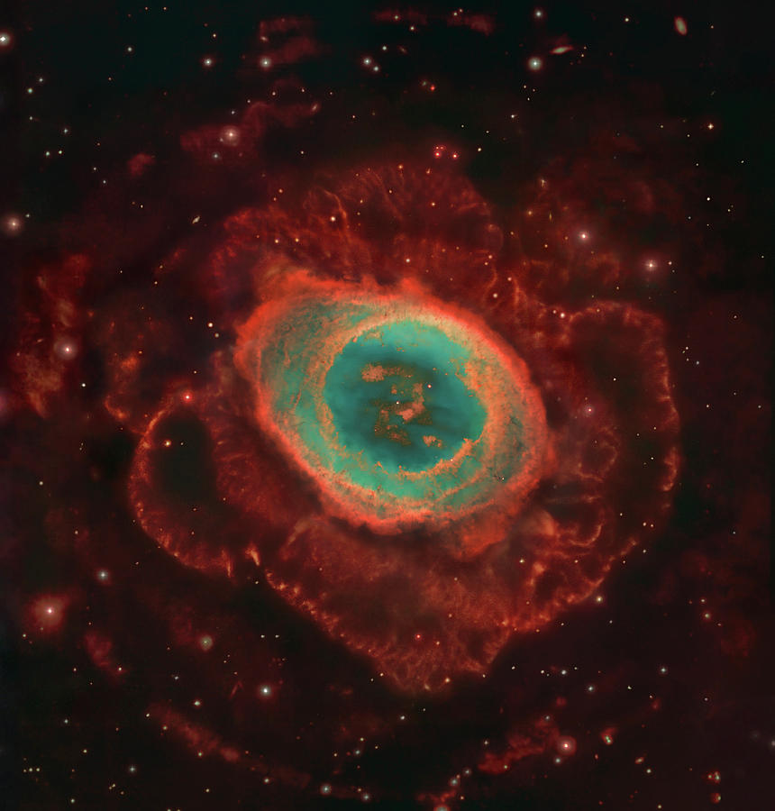 Messier 57, The Ring Nebula Photograph by Robert Gendler/stocktrek Images