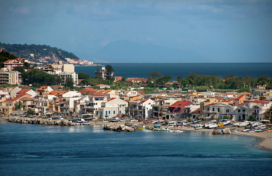 Messina Port Area Photograph by Mitch Diamond