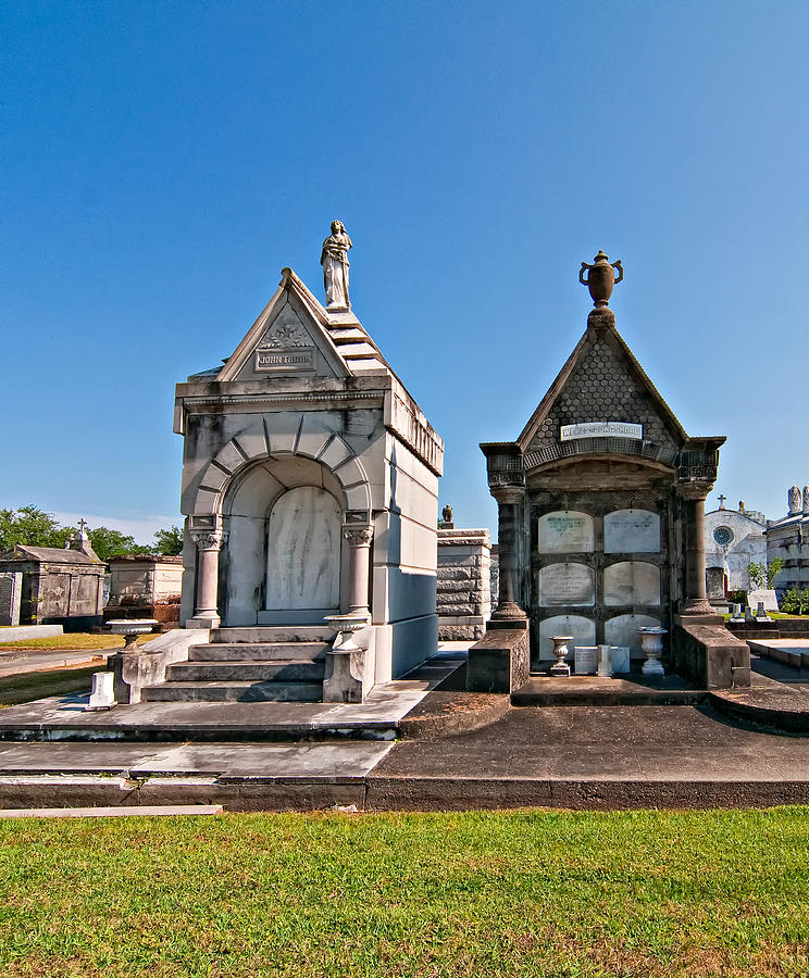 New Orleans Photograph - Metairie Cemetery 4 by Steve Harrington