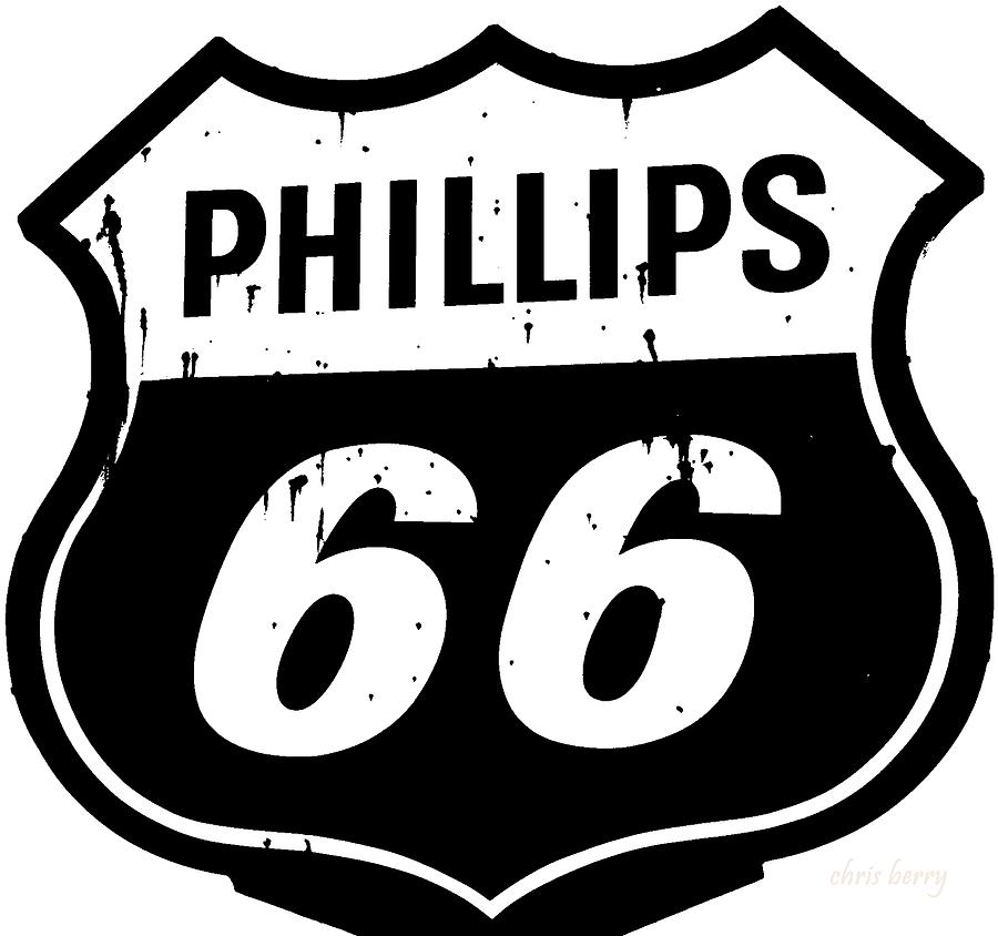 Metal Phillips Gas Sign  Photograph by Chris Berry
