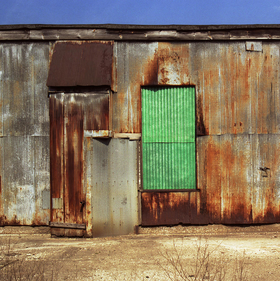 Metal Shed with Fiberglass Panel Photograph by Greg Kluempers