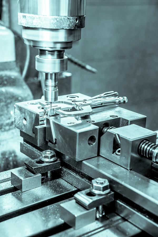Tool Photograph - Metal Tooling Shop Floor by Photostock-israel