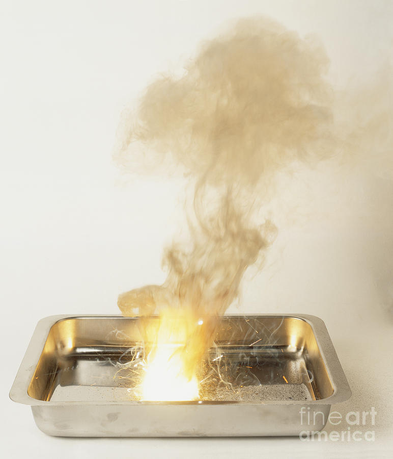 Metal Tray With Explosive Thermite Photograph by Andy Crawford and Tim Ridley / Dorling Kindersley